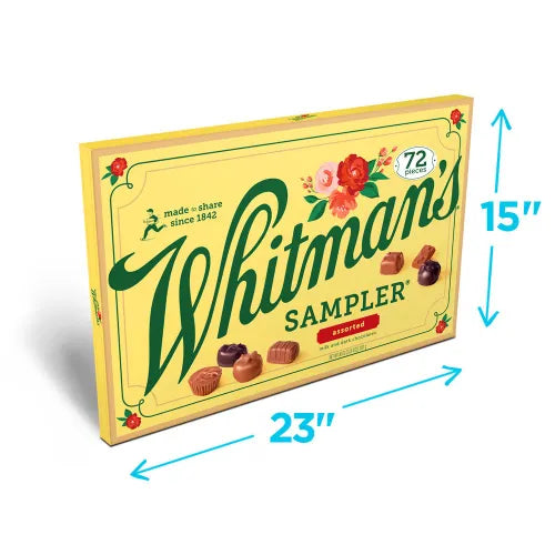 Russell Stover Chocolates Whitman's Giant Sampler Assorted Chocolates, 36 oz. box