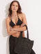 Seafolly Women's Shores Woven Tote Bag - Black