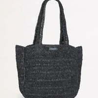 Seafolly Women's Shores Woven Tote Bag - Black