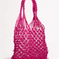 Seafolly Women's Macrame Cord Tote Bag - Pink