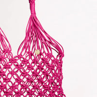 Seafolly Women's Macrame Cord Tote Bag - Pink