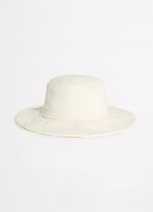 Seafolly Women's Ahoy Bucket Hat - Ecru