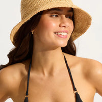 Seafolly Women's  Atlantis Raffia Cloche Hat - Natural