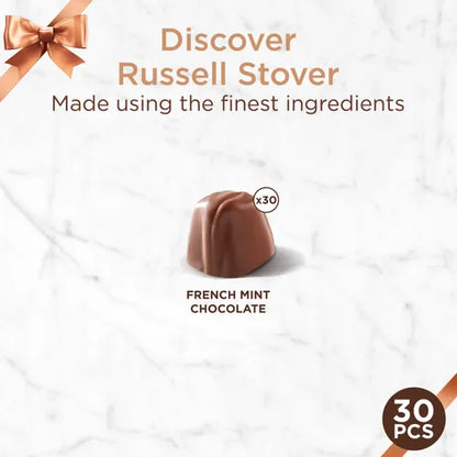 Russell Stover Chocolates Milk Chocolate French Chocolate Mints, 10 oz. Box