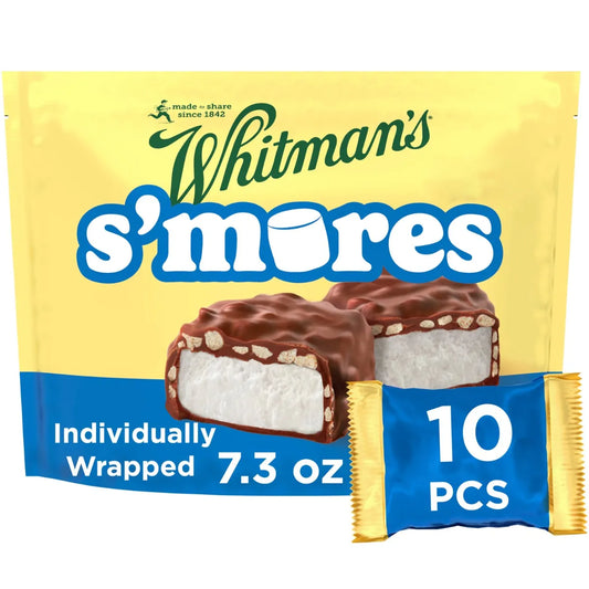 Russell Stover Chocolates Whitman's Milk Chocolate Classic Smores Bag, 7.3 oz bag