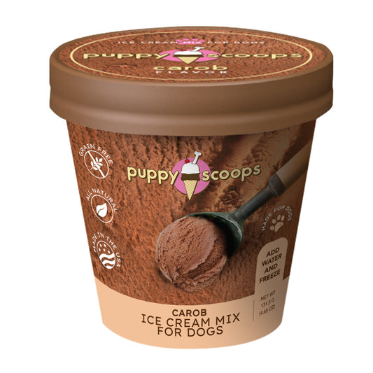 Puppy Cake Puppy Scoops Ice Cream Mix - Carob, Pint Size, 4.65 oz - 8.1.2025 Expiration Date