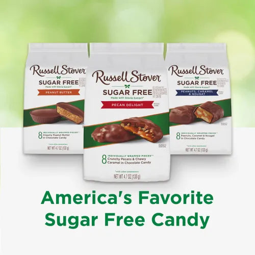 Russell Stover Chocolates Sugar Free Pecan Delight Mini Candies, 4.7 oz bag