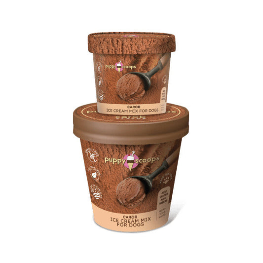 Puppy Cake Puppy Scoops Ice Cream Mix - Carob, Pint Size, 4.65 oz - 8.1.2025 Expiration Date