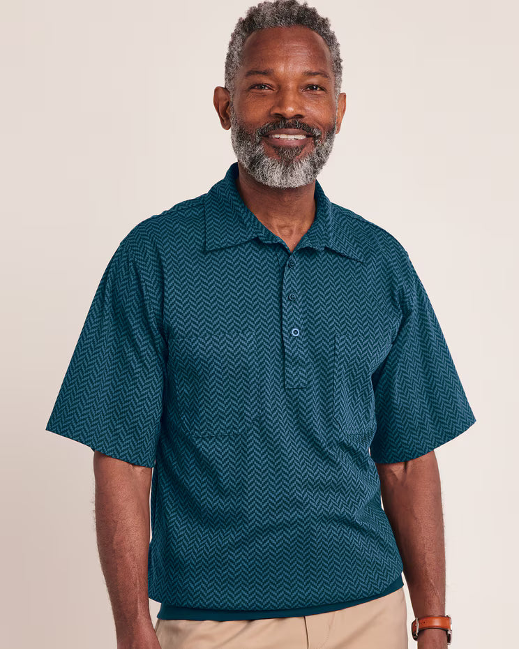 BLAIR John Blair Short-Sleeve Banded-Bottom Polo Top 3