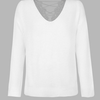 Cupshe Classic Cozy Rib V-Neck Sweater (x2)