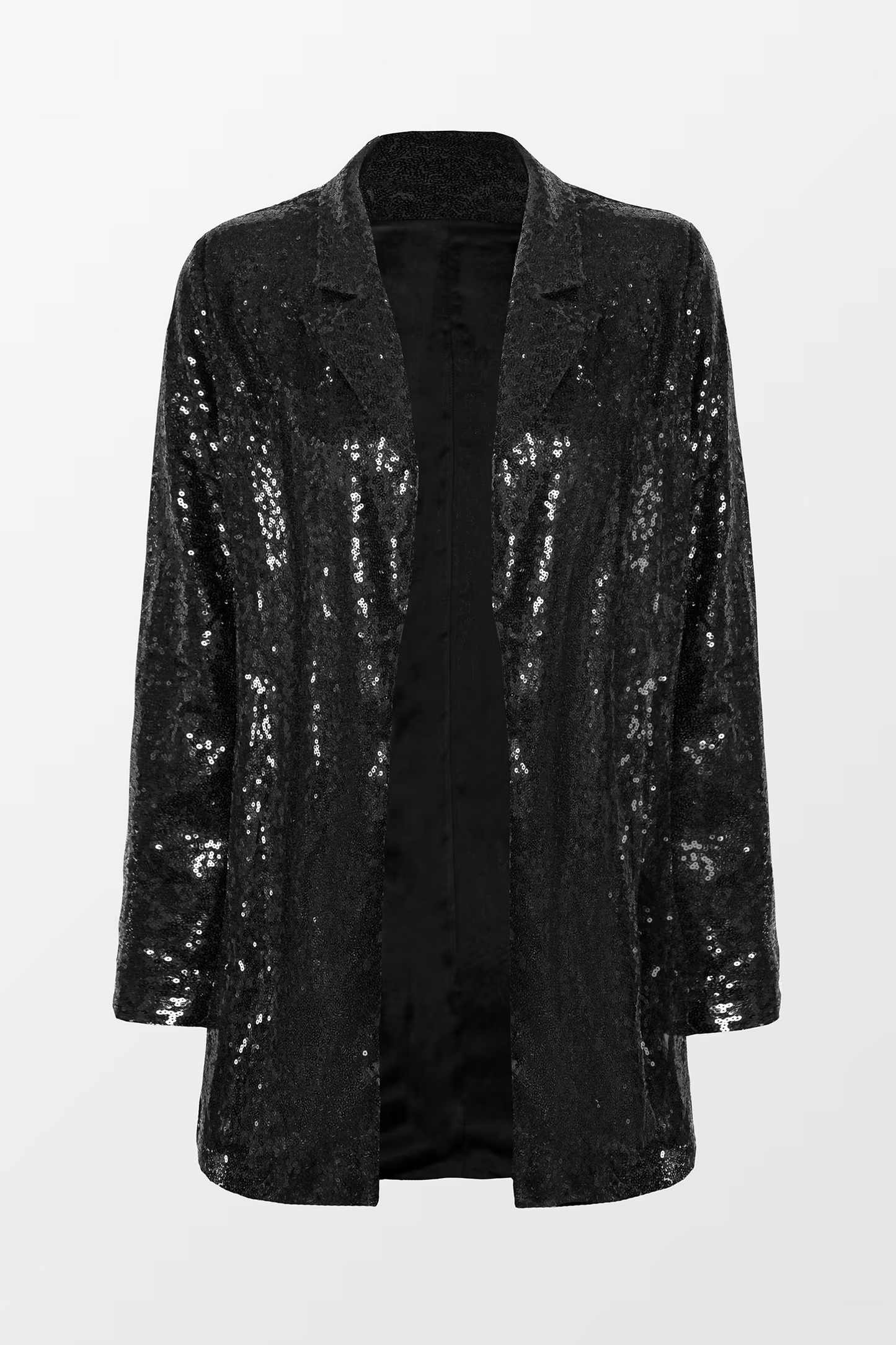 Cupshe Starlight Sequin Open-Front Blazer