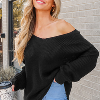 Cupshe Onyx Crisscross Lace Crochet Sweater (x2)