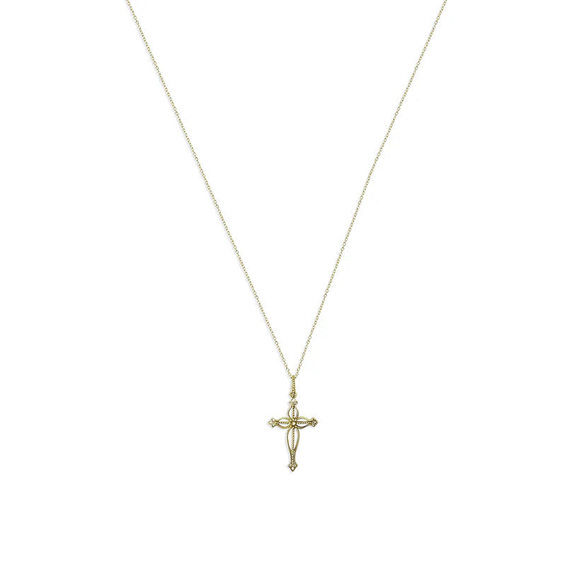ARGENTO VIVO CROSS PENDANT NECKLACE