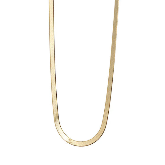 ARGENTO VIVO FLAT CHAIN NECKLACE