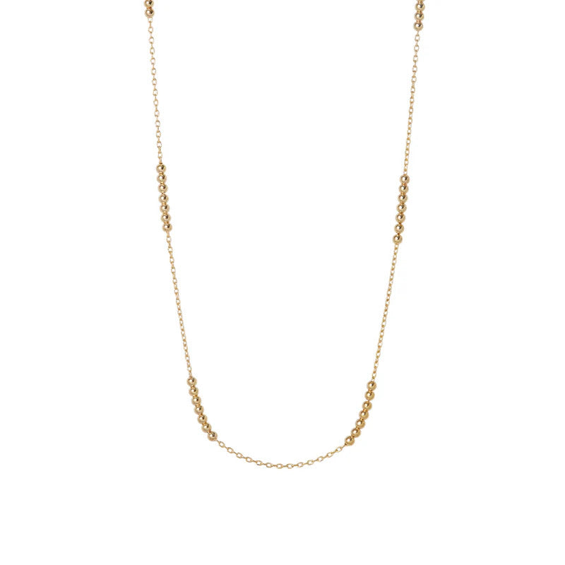 ARGENTO VIVO THE BEADED CABLE CHAIN NECKLACE