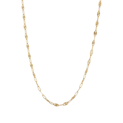 ARGENTO VIVO THE OVAL CLIP CHAIN NECKLACE