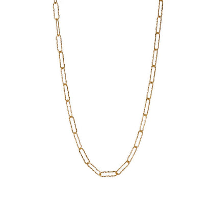 ARGENTO VIVO THE MOLTEN CLIP CHAIN NECKLACE