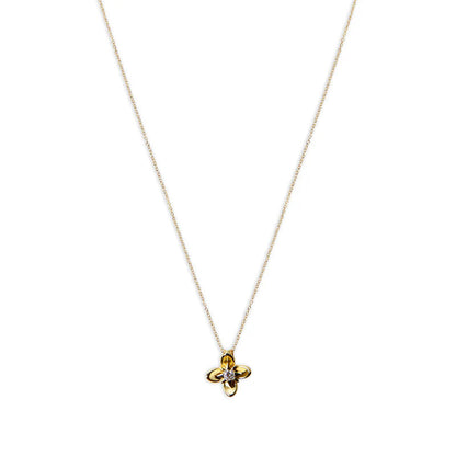 ARGENTO VIVO THE CZ PETAL PENDANT NECKLACE
