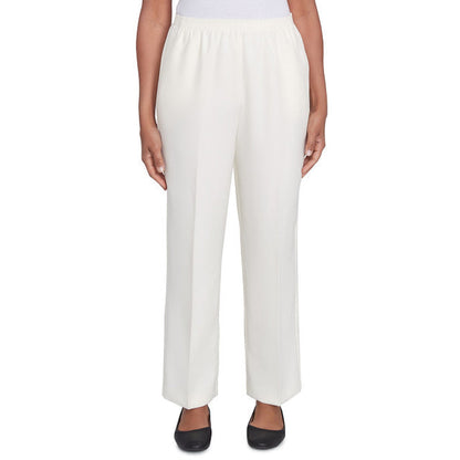 Alfred Dunner Women's Classic Accord Elastic Waist Medium Length Pant