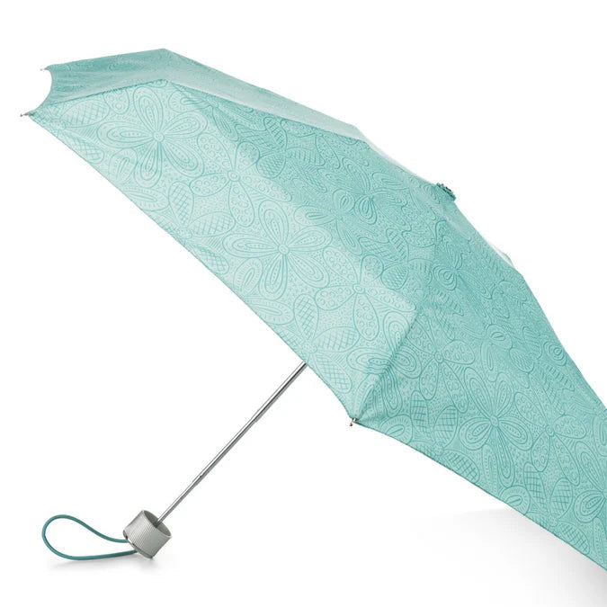 Totes 38in Compact Purse Sized Recycled Folding Umbrella