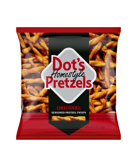 Dot's Homestyle Original Seasoned Pretzel Twists, 1 oz Bags (10 Count)