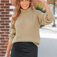 Cupshe Rib Turtleneck Sweater (x2)