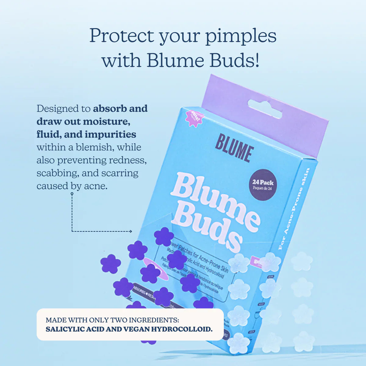 Blume Blume Buds Power Patches for Acne x2