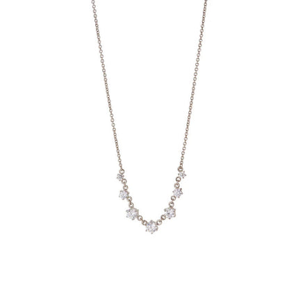 ARGENTO VIVO THE CZ ROSE NECKLACE