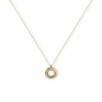 ARGENTO VIVO THE SMALL CIRCLE PENDANT NECKLACE