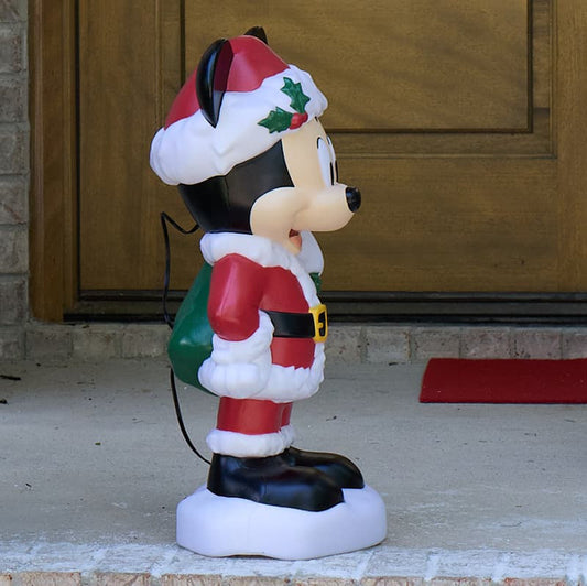 Cracker Barrel Lighted Mickey Mouse Blow Mold