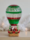 Cracker Barrel Christmas Balloon Glitter Globe