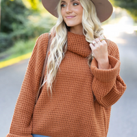 Cupshe Toasty Chunky Knit Turtleneck Sweater (x2)