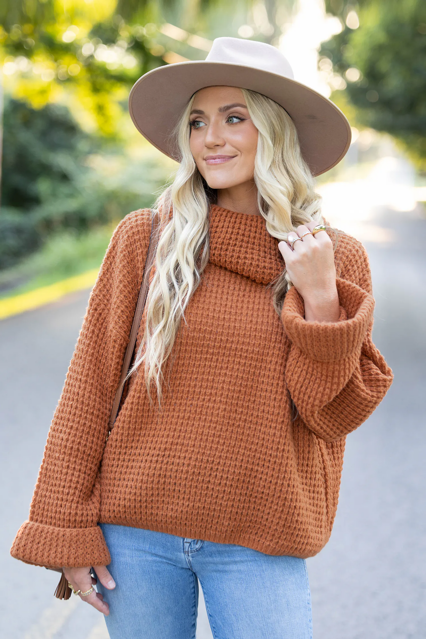 Cupshe Toasty Chunky Knit Turtleneck Sweater (x2)