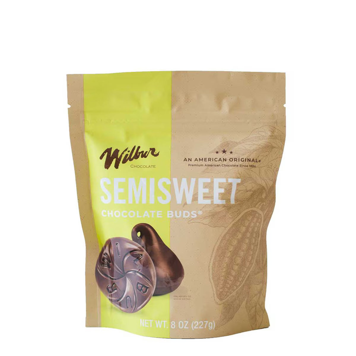 Wilbur Chocolate Wilbur Semisweet Chocolate Buds - 8 oz. Bag