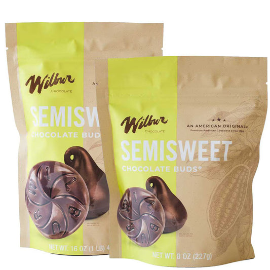 Wilbur Chocolate Wilbur Semisweet Chocolate Buds - 8 oz. Bag