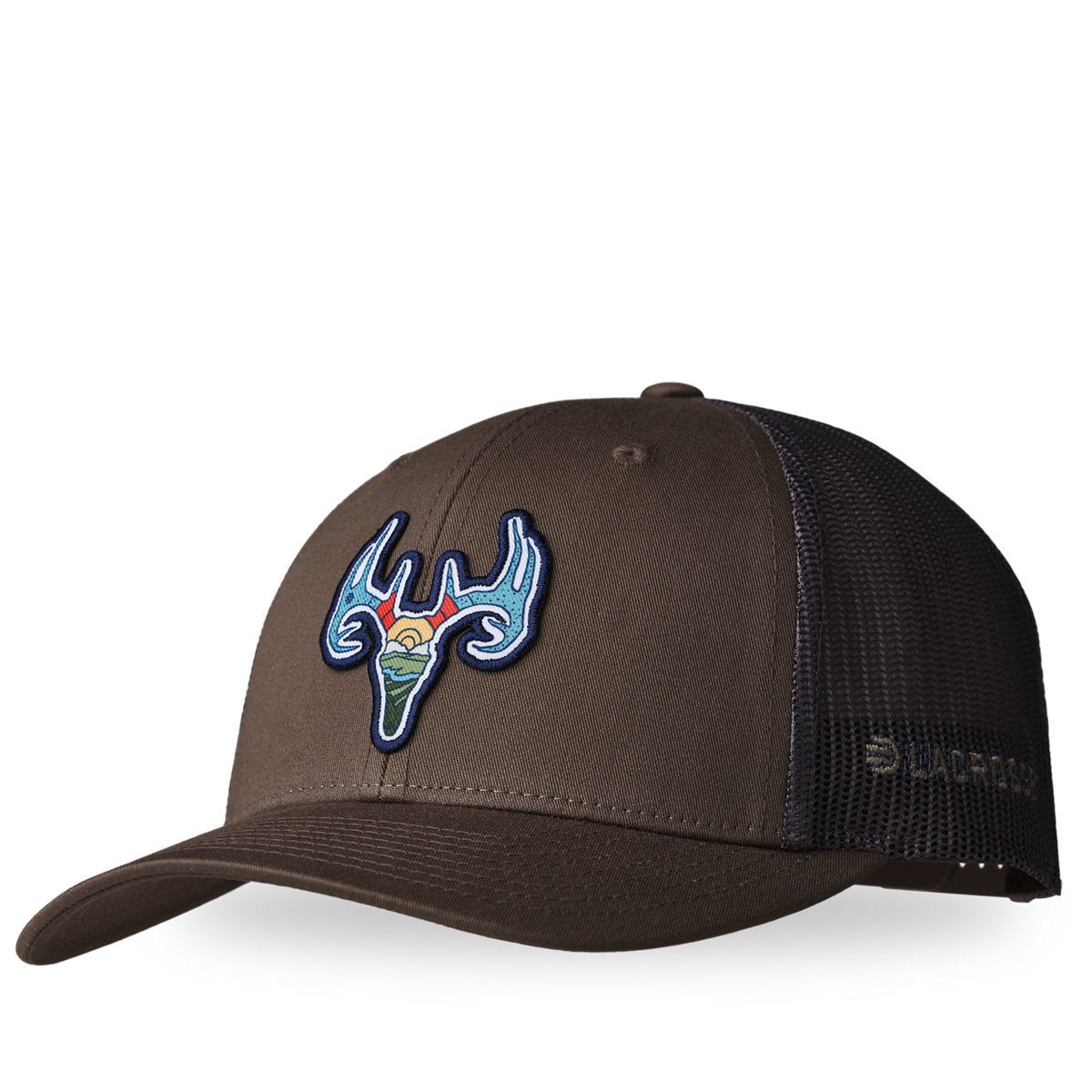 LaCrosse Footwear Deer Trucker Hat - Choc Chip/Grey Brown
