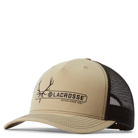 LaCrosse Footwear Elk Trucker Hat - Khaki/Coffee