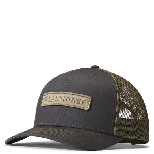 LaCrosse Footwear Embroidered Trucker Hat - Charcoal/Loden