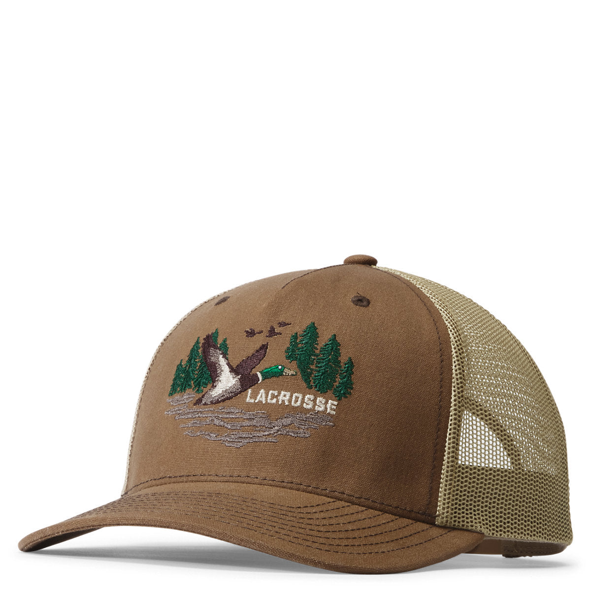 LaCrosse Footwear Mallard Trucker Hat | Waxed Cotton - Brown