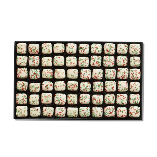 Fannie May Holiday Mint Meltaways - 1lb - Green Snowflake Gift Box