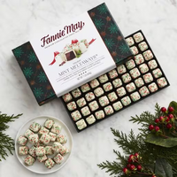 Fannie May Holiday Mint Meltaways - 1lb - Green Snowflake Gift Box