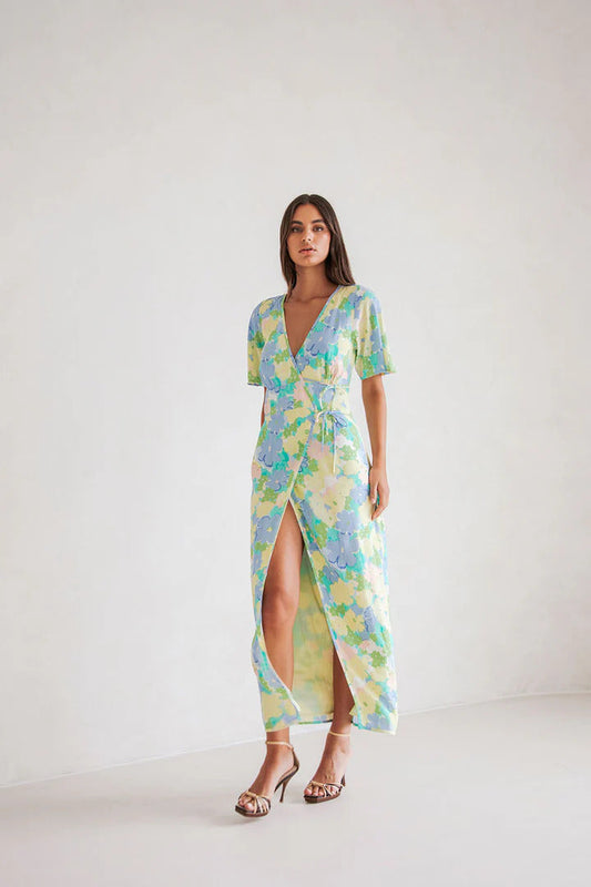 Sabo Skirt Aquitaine Wrap Dress - Floral Dream