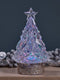 Cracker Barrel Clear Tree Glitter Globe