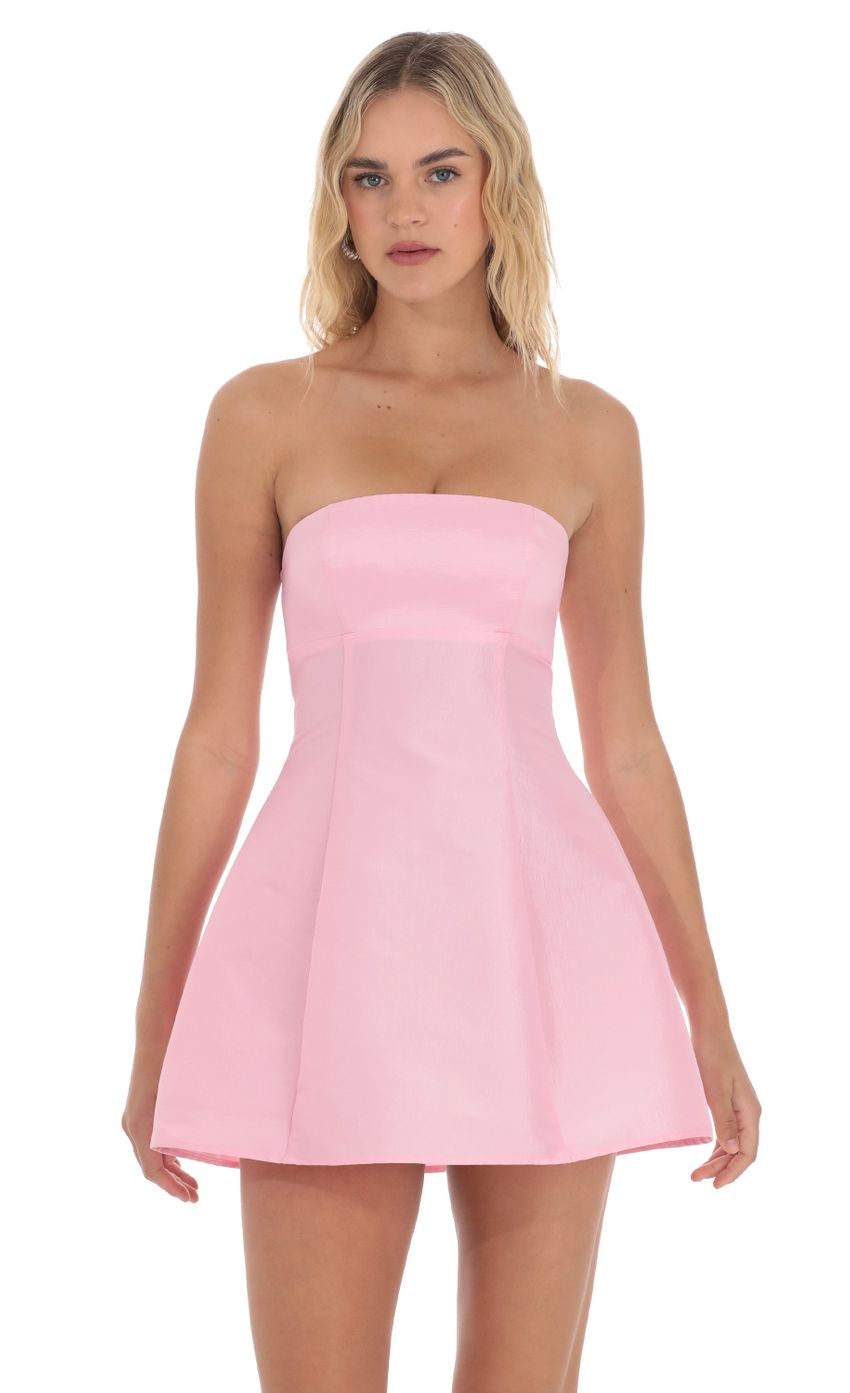 Lucy in the Sky Strapless Flare Dress