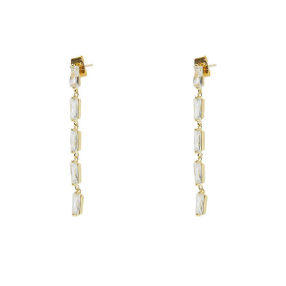 ARGENTO VIVO THE BAGUETTE DROP EARRING