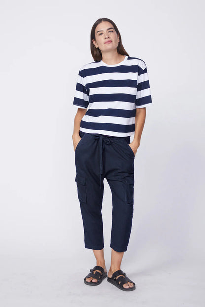 BAILEY/44 Women's Stateside Linen Paperbag Cargo Pant