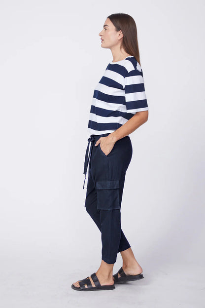 BAILEY/44 Women's Stateside Linen Paperbag Cargo Pant