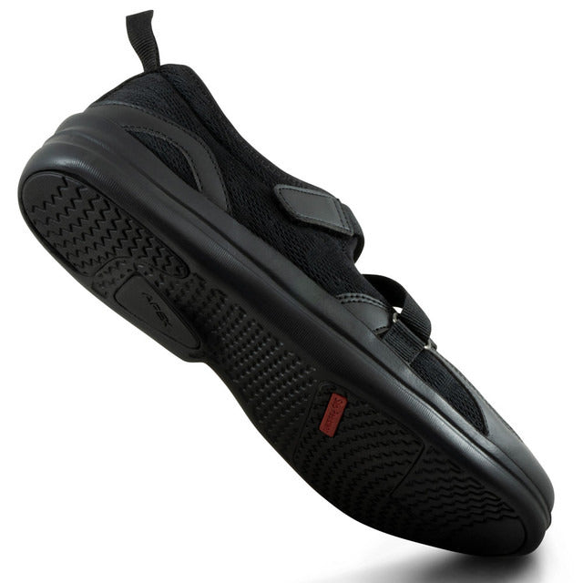 Apexfoot Women's Orthopedic Mesh Mary Jane Casual Shoe - Black