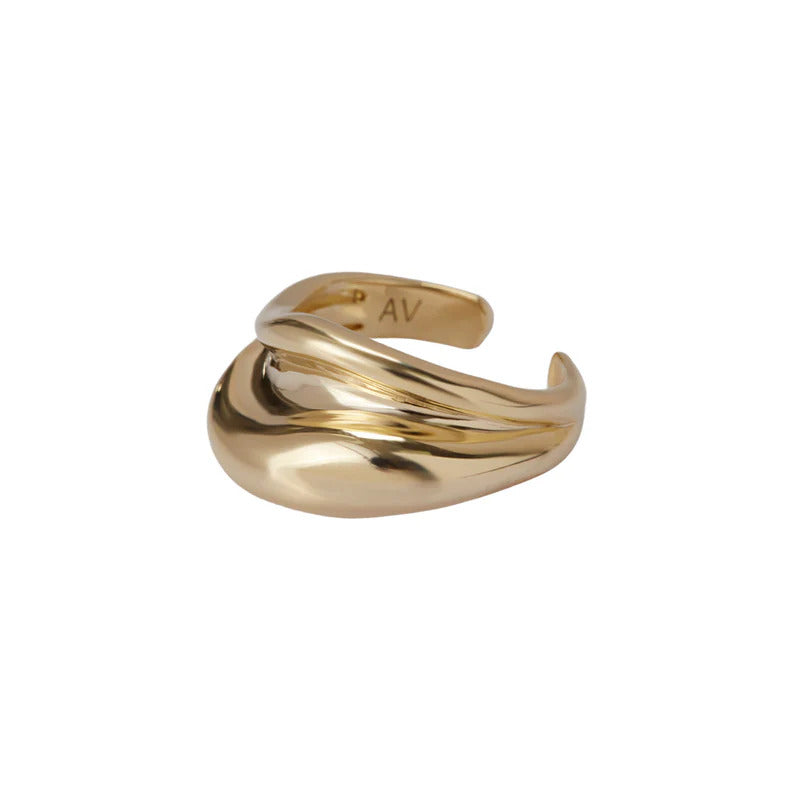 ARGENTO VIVO THE DOME ORGANIC RING