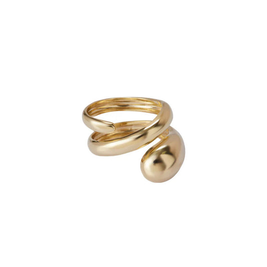 ARGENTO VIVO THE SWIRL DOME RING